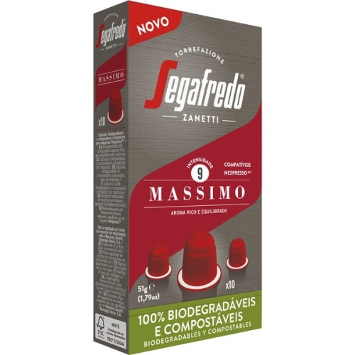 Nespresso Compatible Coffee Massimo 10 Biodegradable Pods